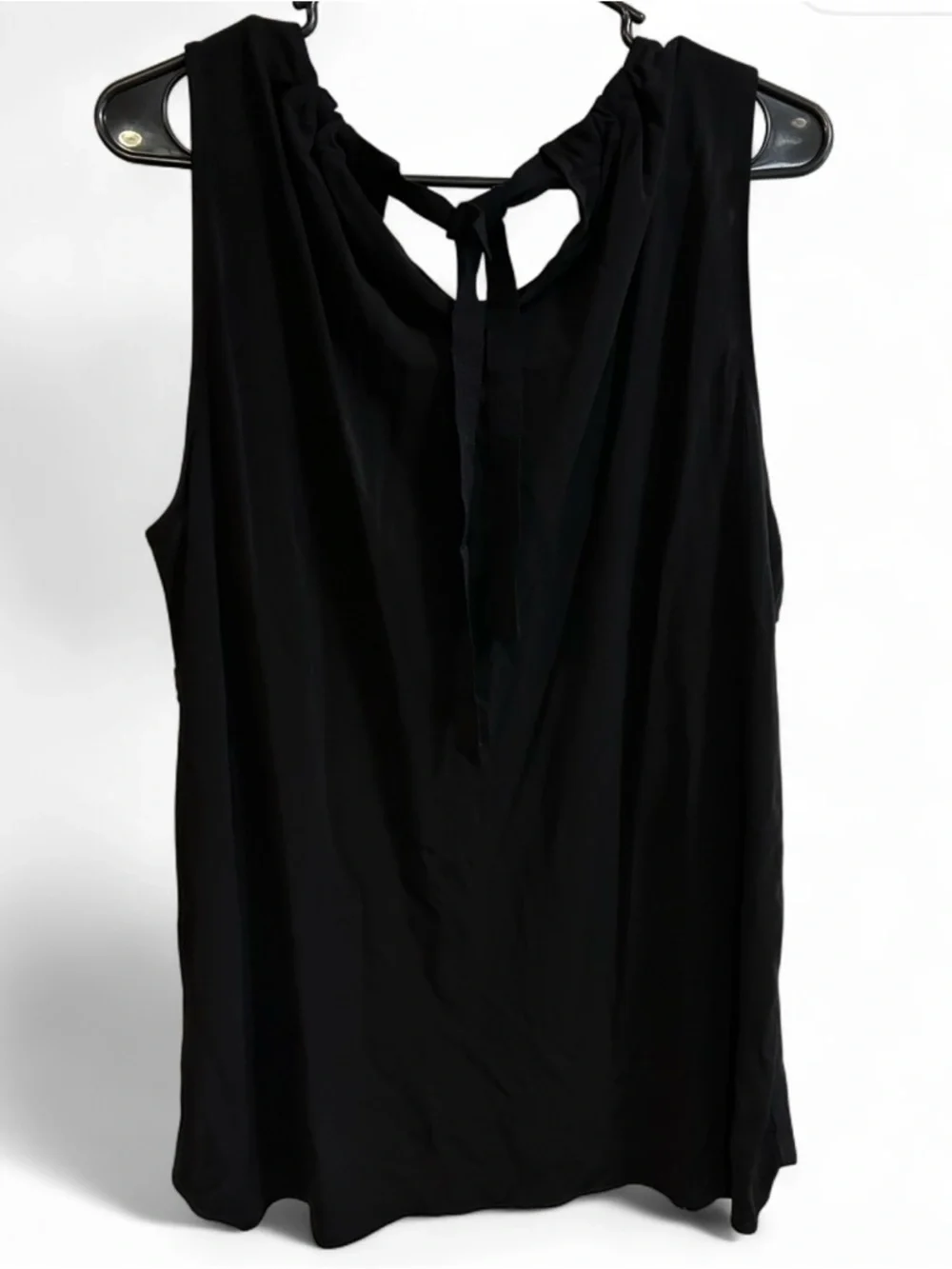 Tory Burch Black Sleeveless Sequin-Embellished Top